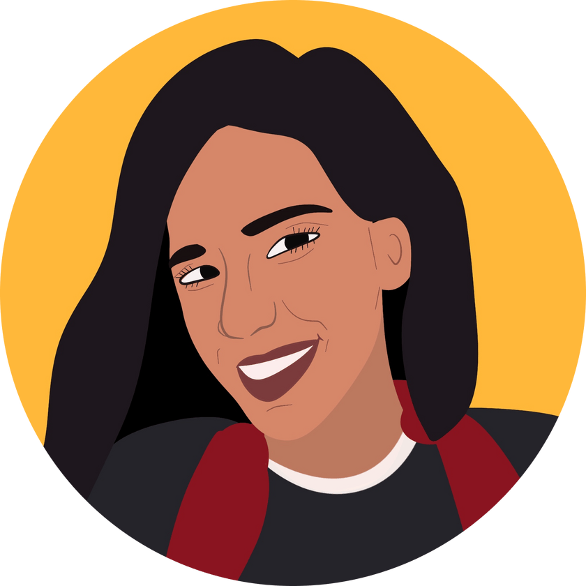 Cartoon, woman