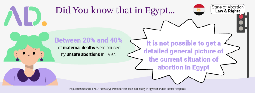 Abortion in Egypt is difficult to measure, but many maternal deaths are being caused by unsafe abortions
